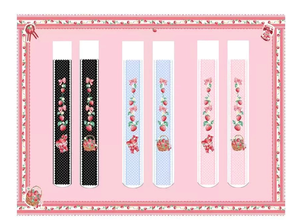 Product documentation and size chart for chandelier polka dot old school lolita OP dress with detailed measurements in centimeters and inches