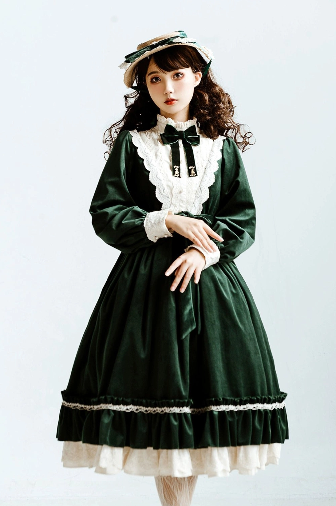 Lolita velvet op dress versatile style classic romantic substyle wearing options wardrobe essential