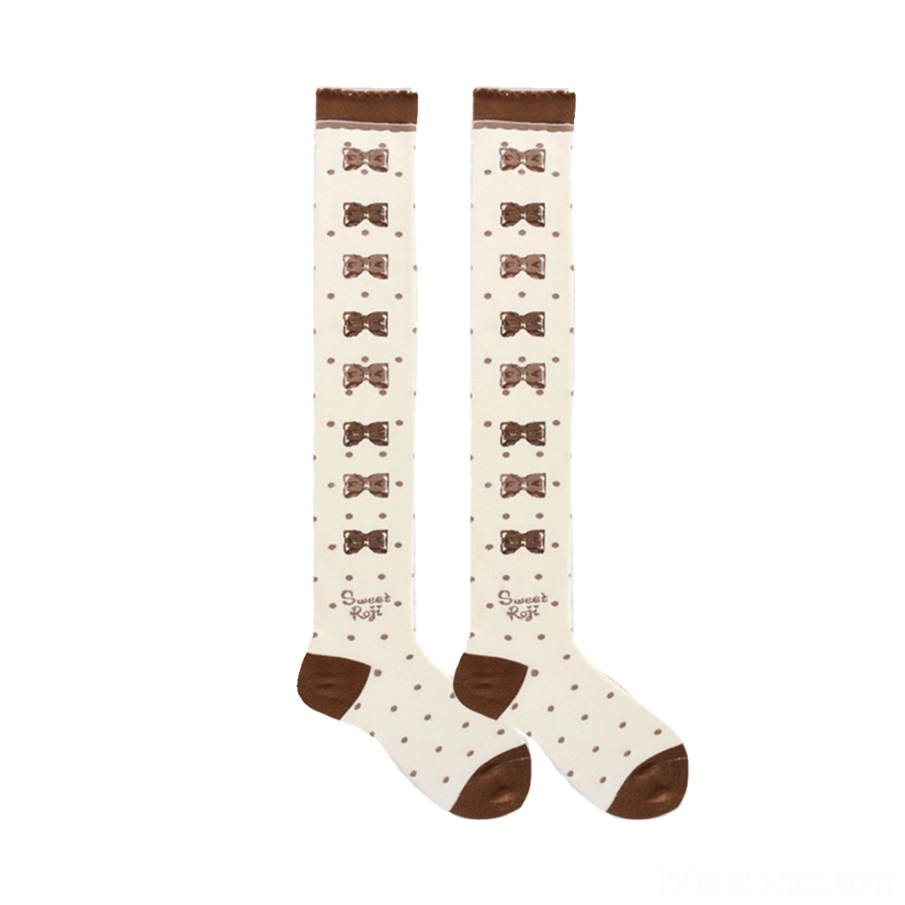 Lolita over-knee thigh-high socks styled coordination wearing guide victorian aesthetic classic sweet lolita fashion ensemble