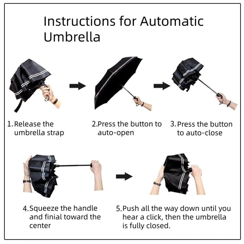 Lolita parasol care maintenance air-drying storage tips preserving uv coating print quality