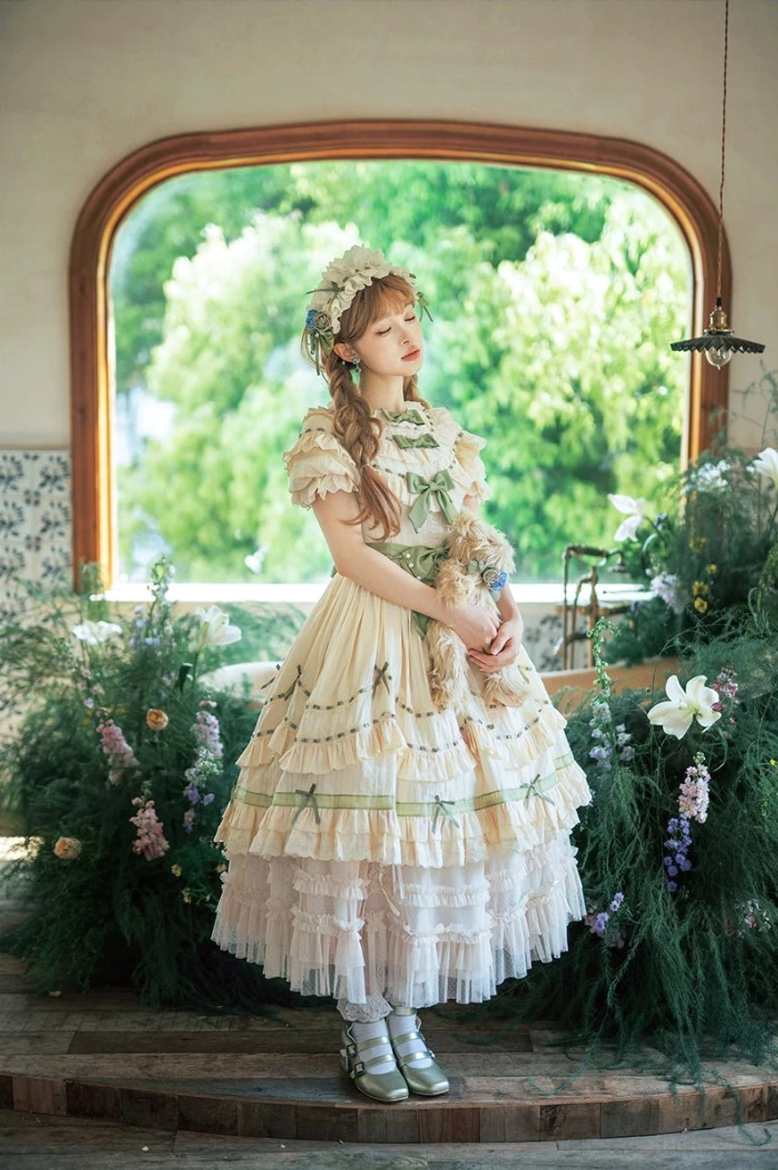 Lolita petticoat care and maintenance guide showing hand washing instructions, drying techniques, and proper storage methods for tulle petticoat preservation
