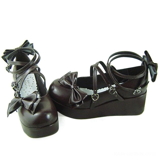 Lolita platform shoes PU material care and maintenance guide showing cleaning techniques for matte and glossy finishes with soft cloth and protective treatments