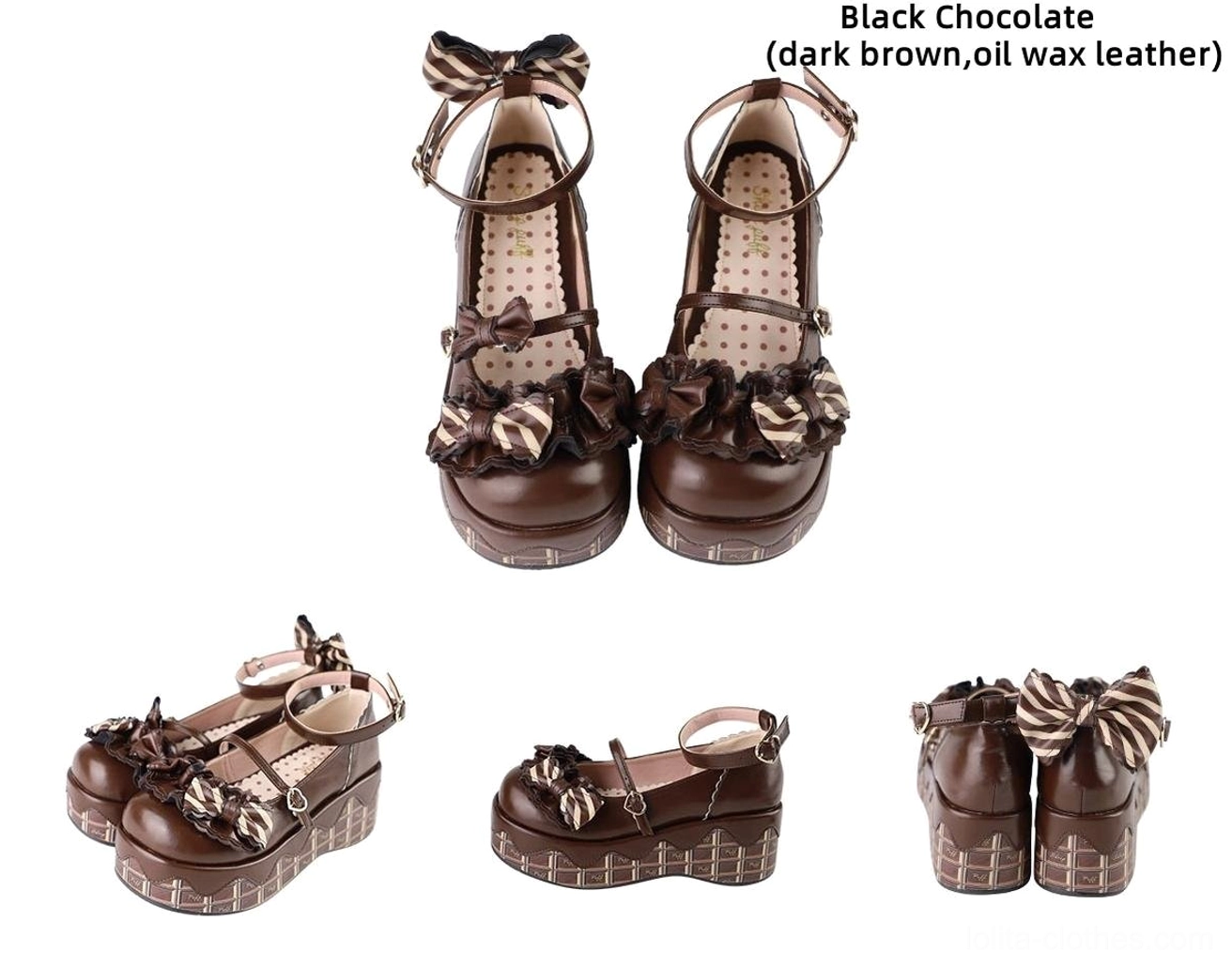 Lolita platform shoes styling inspiration for tea party meetings showing kawaii coordinate suggestions and outfit composition ideas
