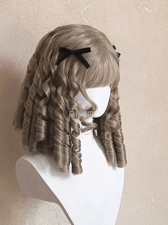 Lolita roman roll wig color palette options chocolate golden blonde linen brown light blonde choices