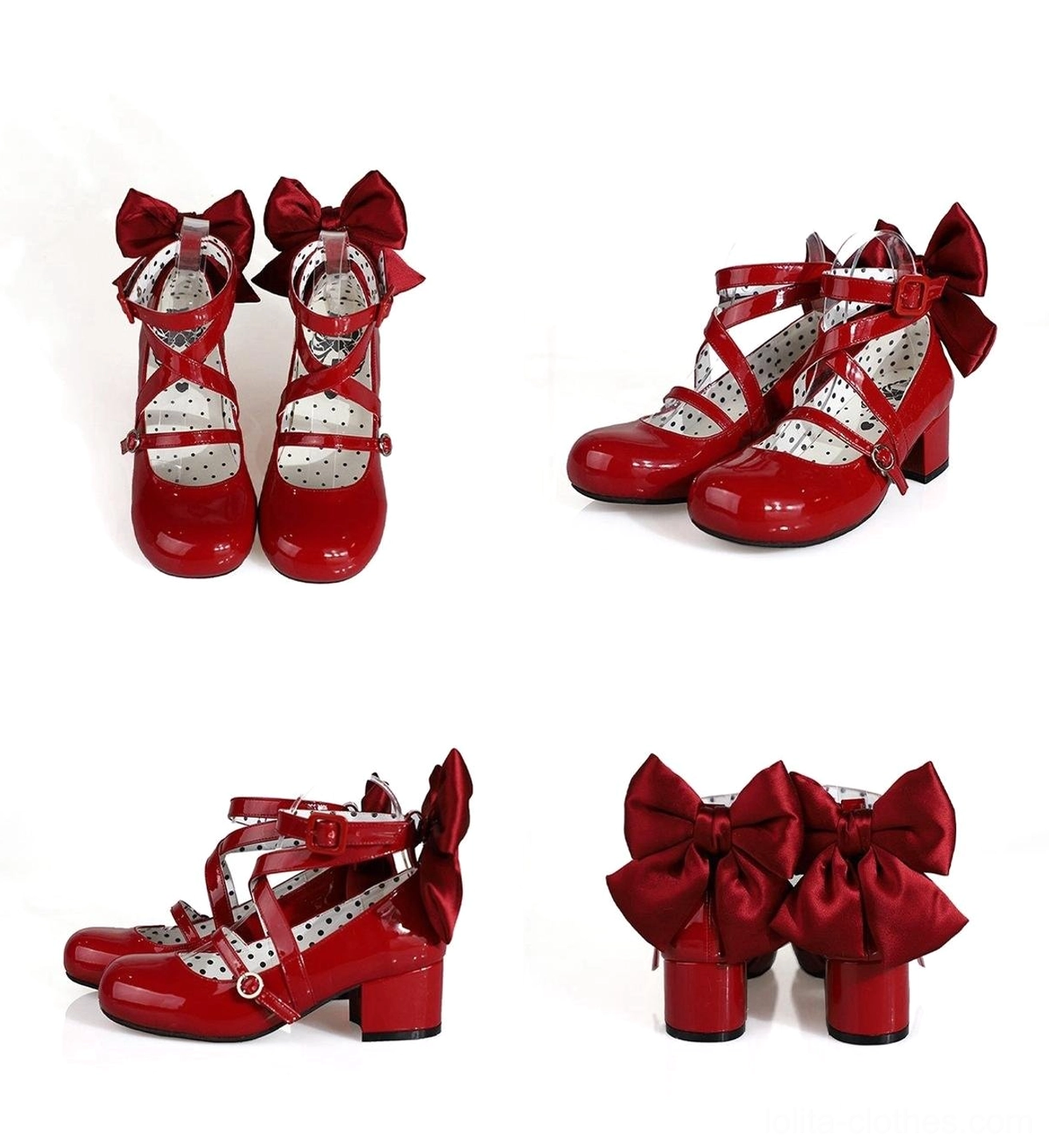 Lolita round toe block heel shoes online shopping confidence guarantee authentic quality assurance