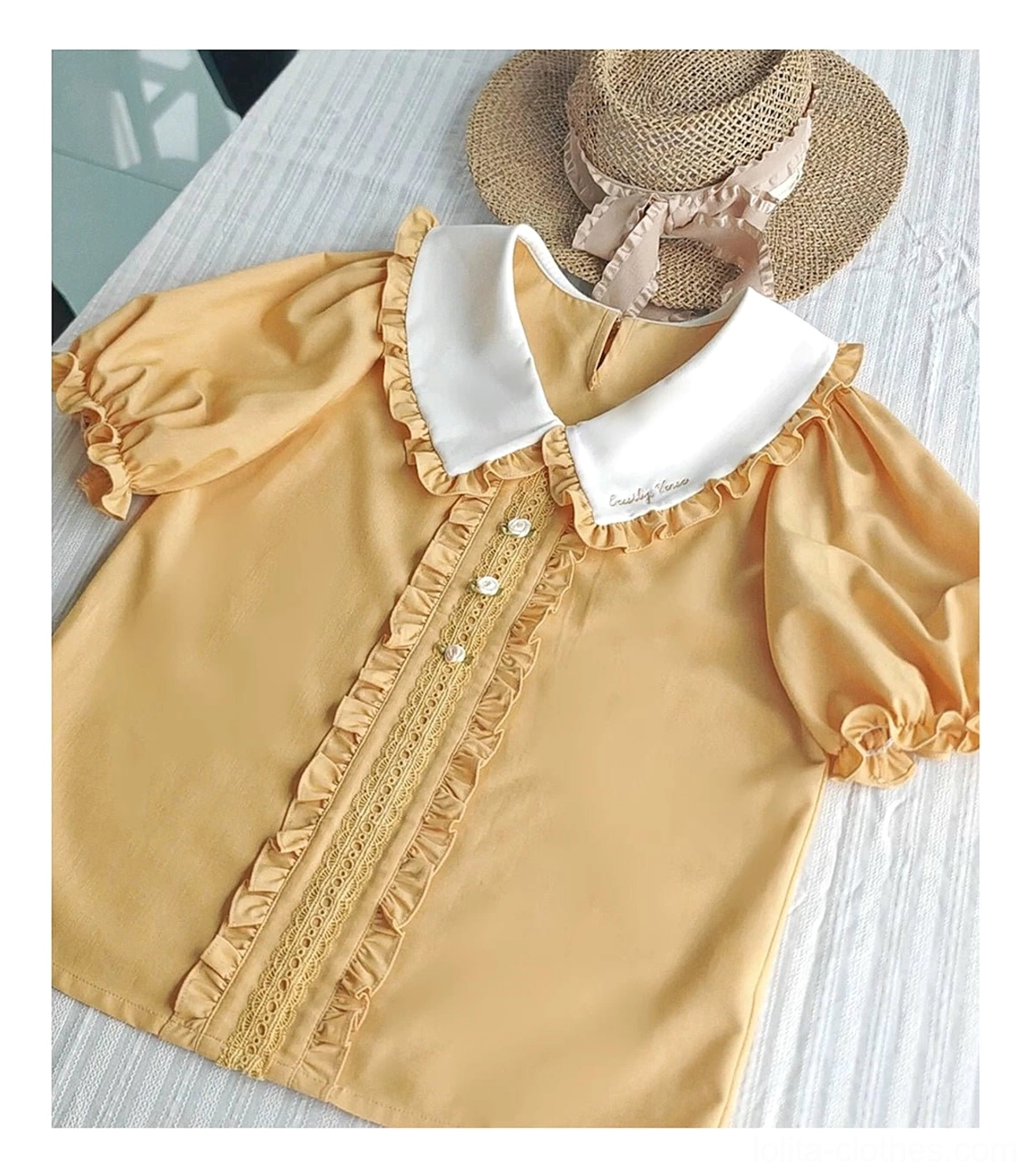Lolita salopette dress material polyester fabric quality durability