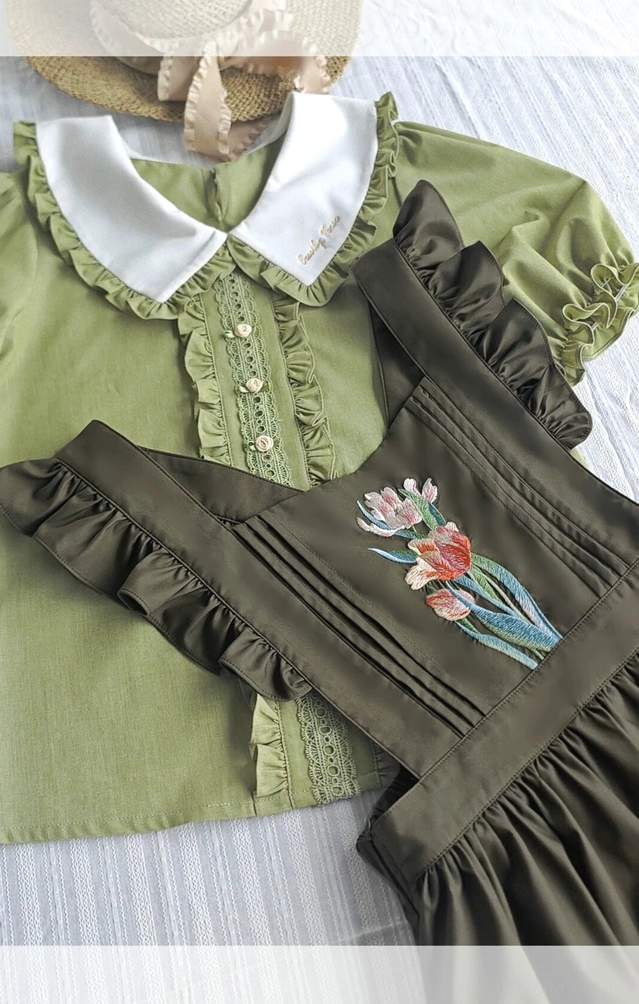 Classic lolita salopette dress blouse set shipping processing time information