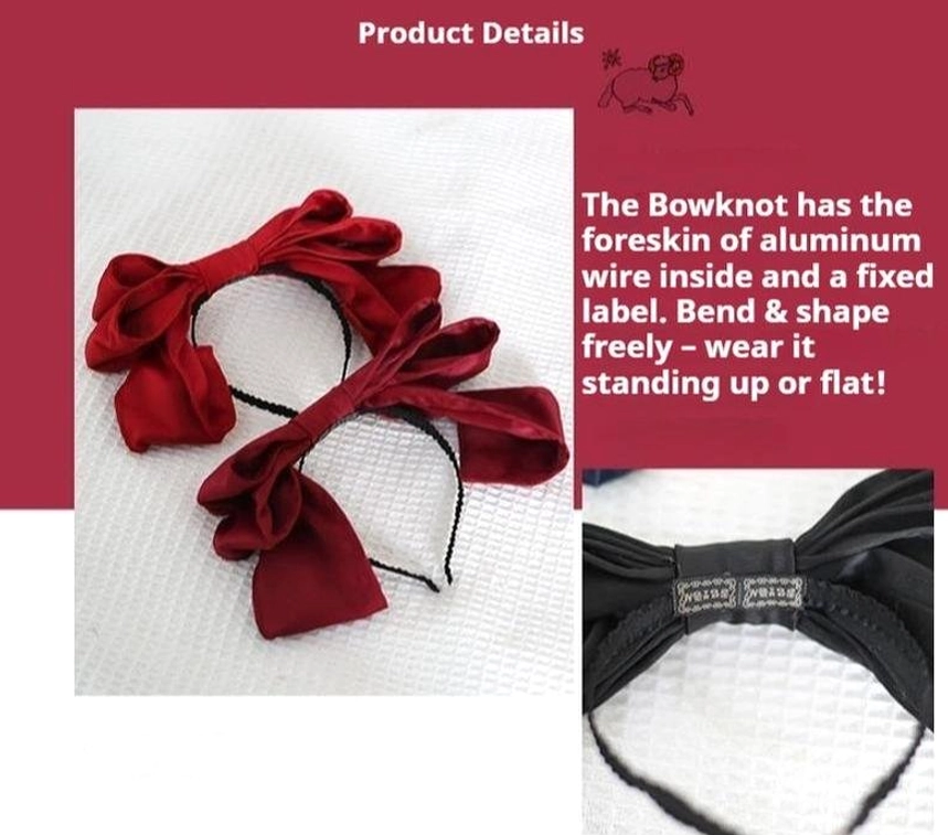 Dual side clip mechanism secure fastening lolita hair clip all-day wear comfortable clip design close-up detail