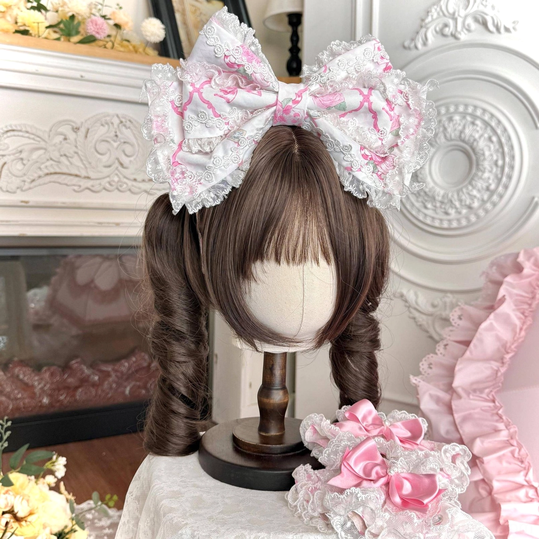 Vintage-inspired lolita shoes matching old school sweet coordinate aesthetic, showing delicate construction and refinement suitable for completing full sweet lolita outfit with jsk dress