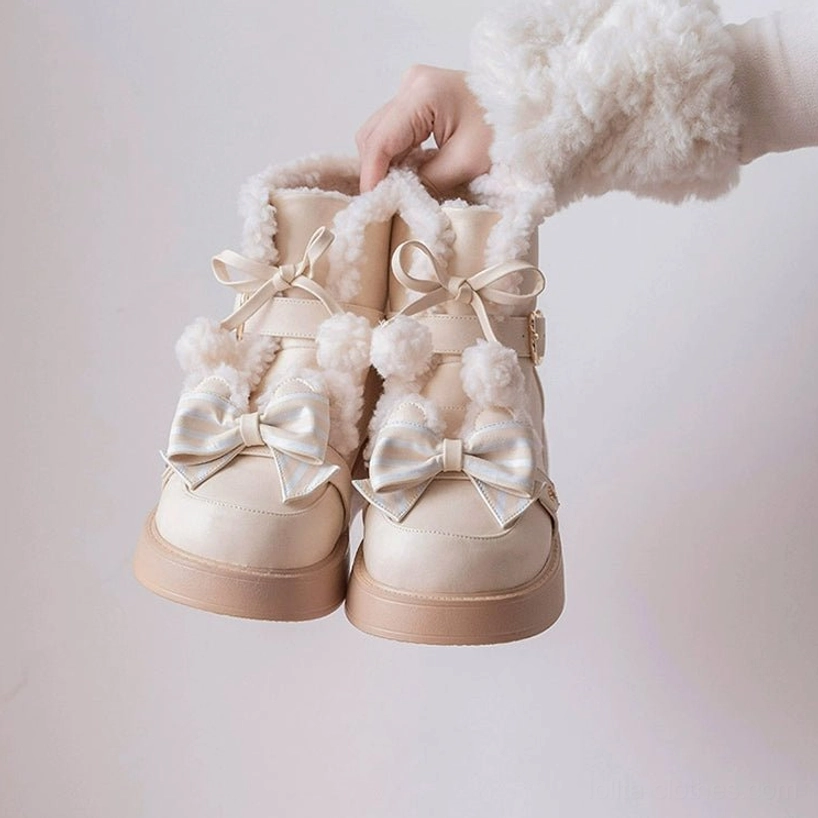 Lolita snow boots size range 34-40 fit guide measurement chart variations available options for different foot sizes