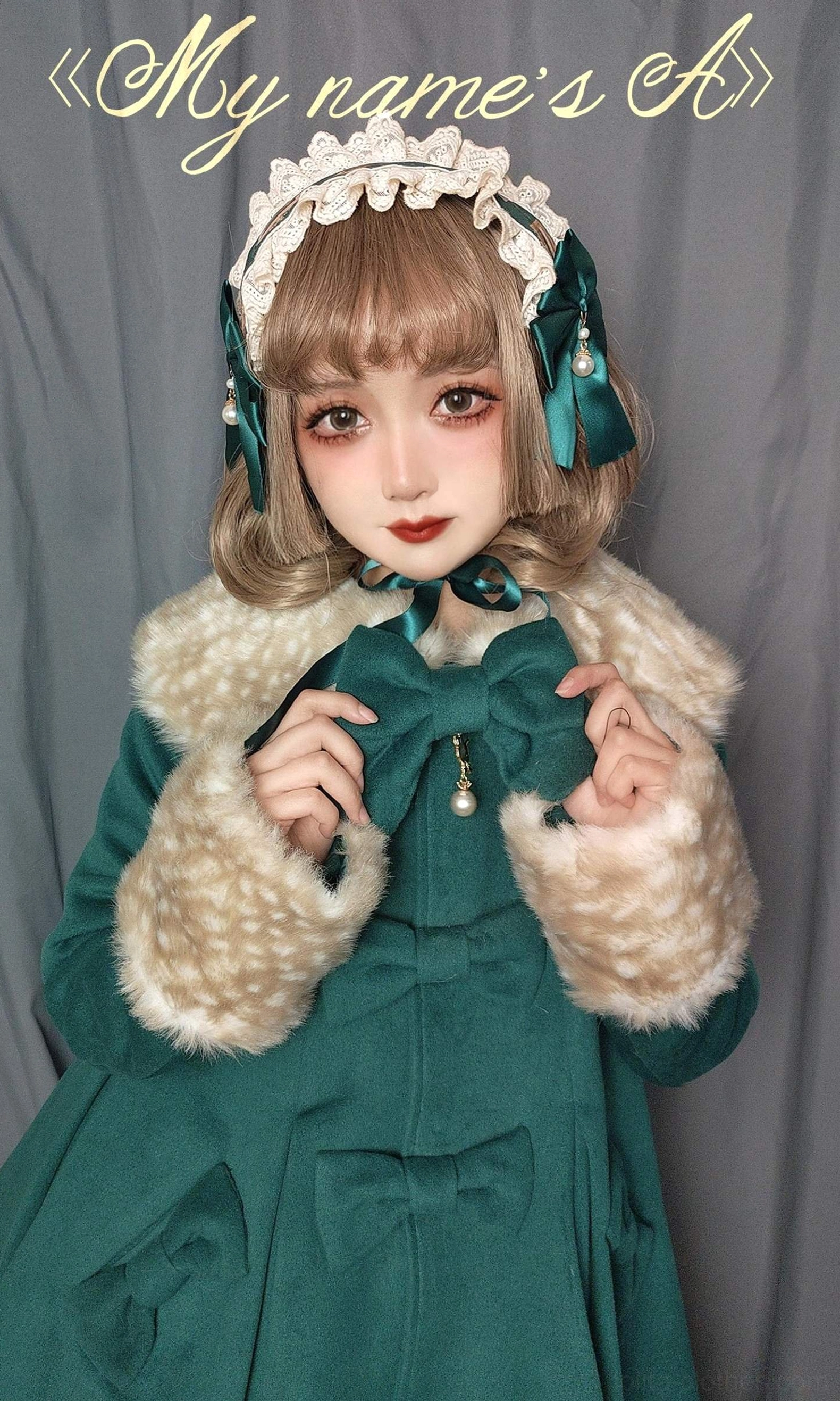 Winter lolita coat size range S M L XL measurement bust recommendations fit guide