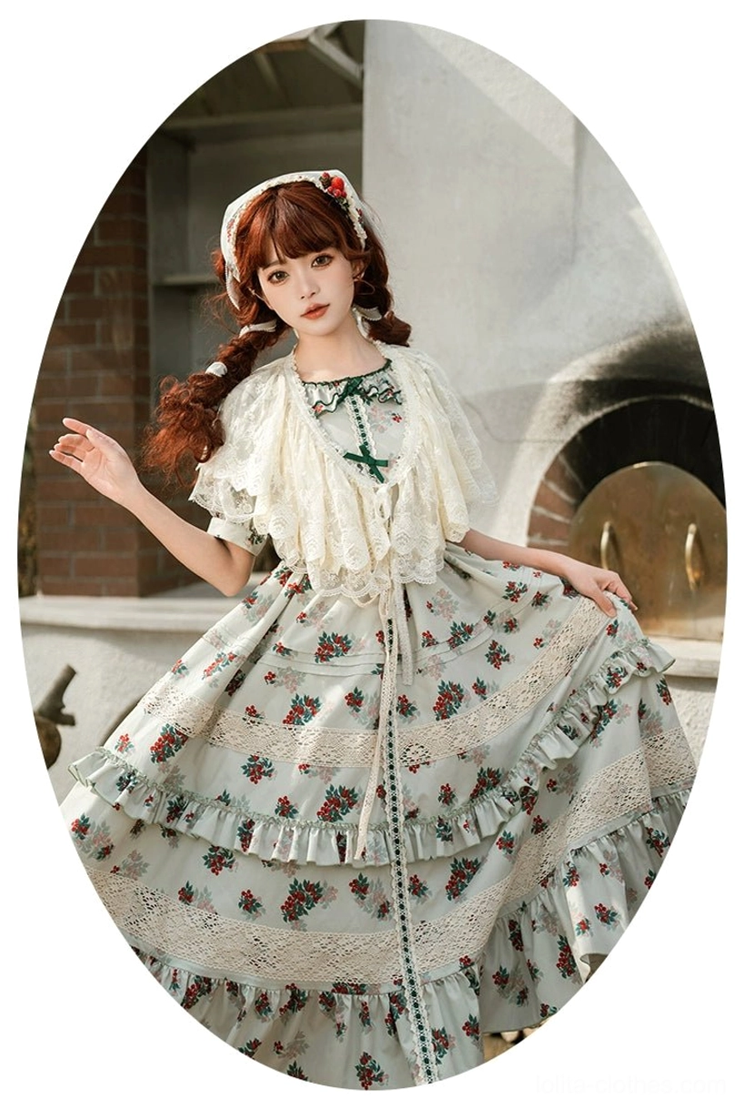 Love Poem black classic lolita blouse front view with structured silhouette lace detailing