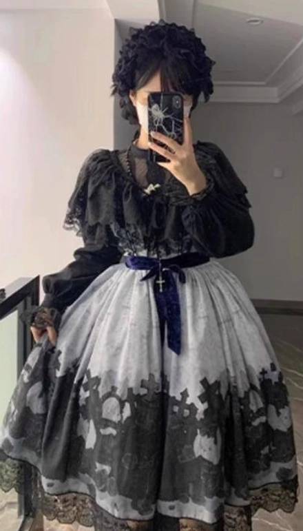 Love Poem lolita shawl size chart measurement guide one size