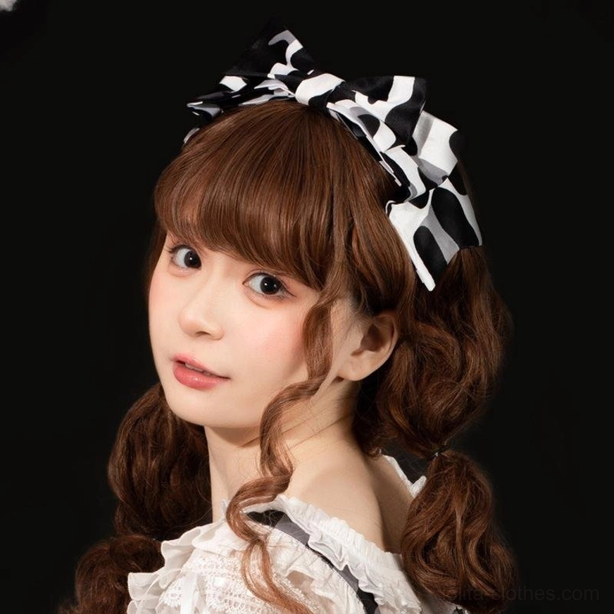 Mousse bear lolita KC headband soft neutral tone sweet style