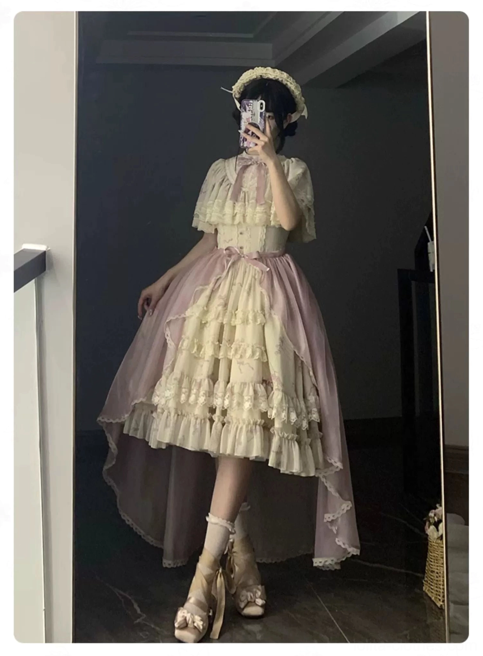 Classic lolita OP dress care instructions washing hand wash cool water mesh laundry bag preservation guidance