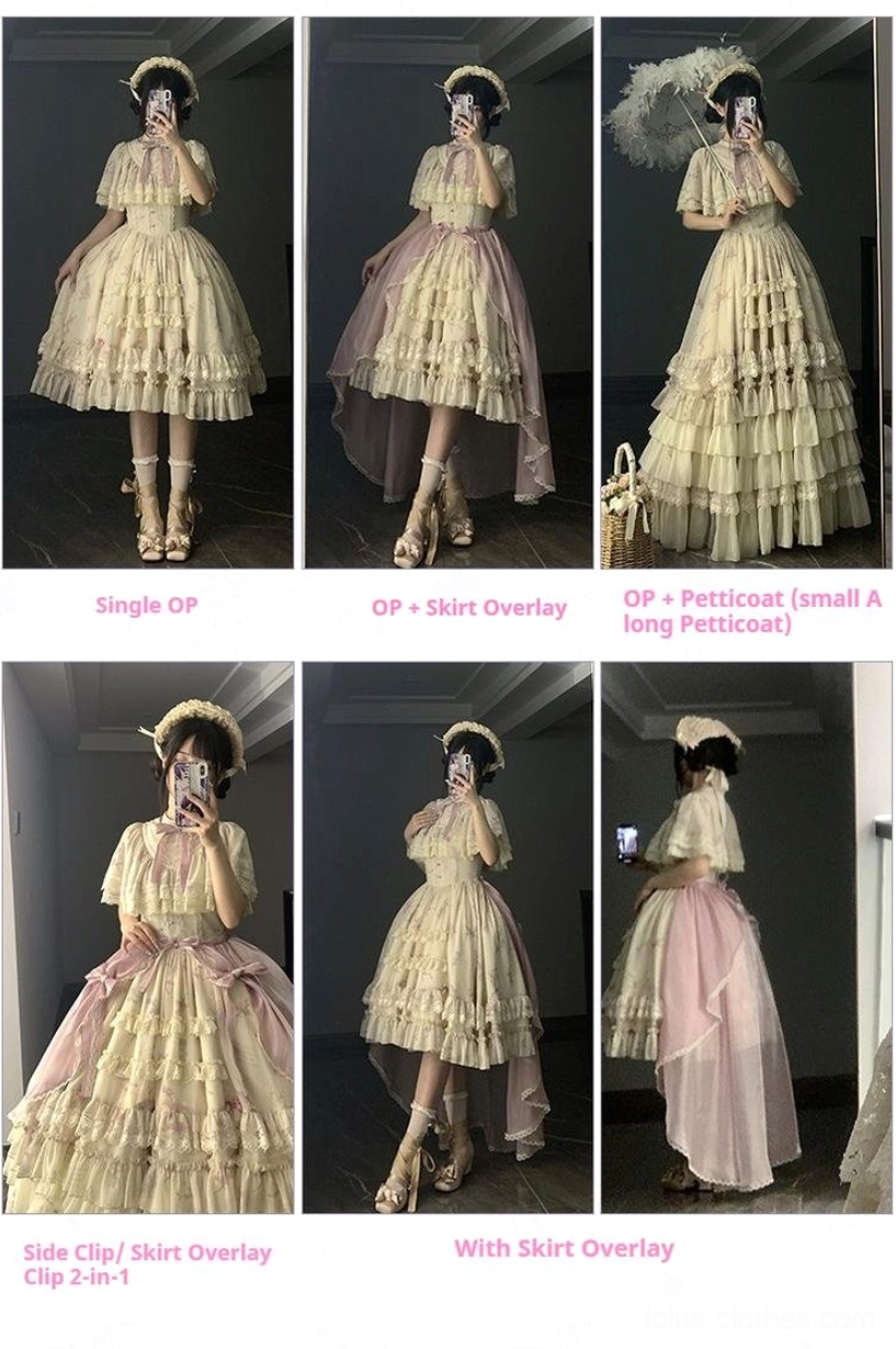 Classic lolita OP dress styling suggestions accessories recommendations headwear footwear legwear coordination ideas