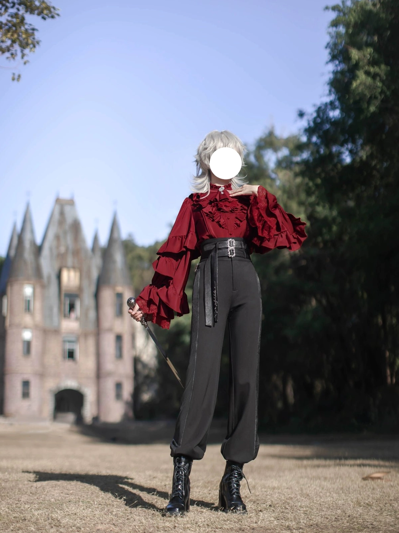 Ouji Lolita shirt sizing guide shoulder width measurement princess sleeve fit proper sizing positioning