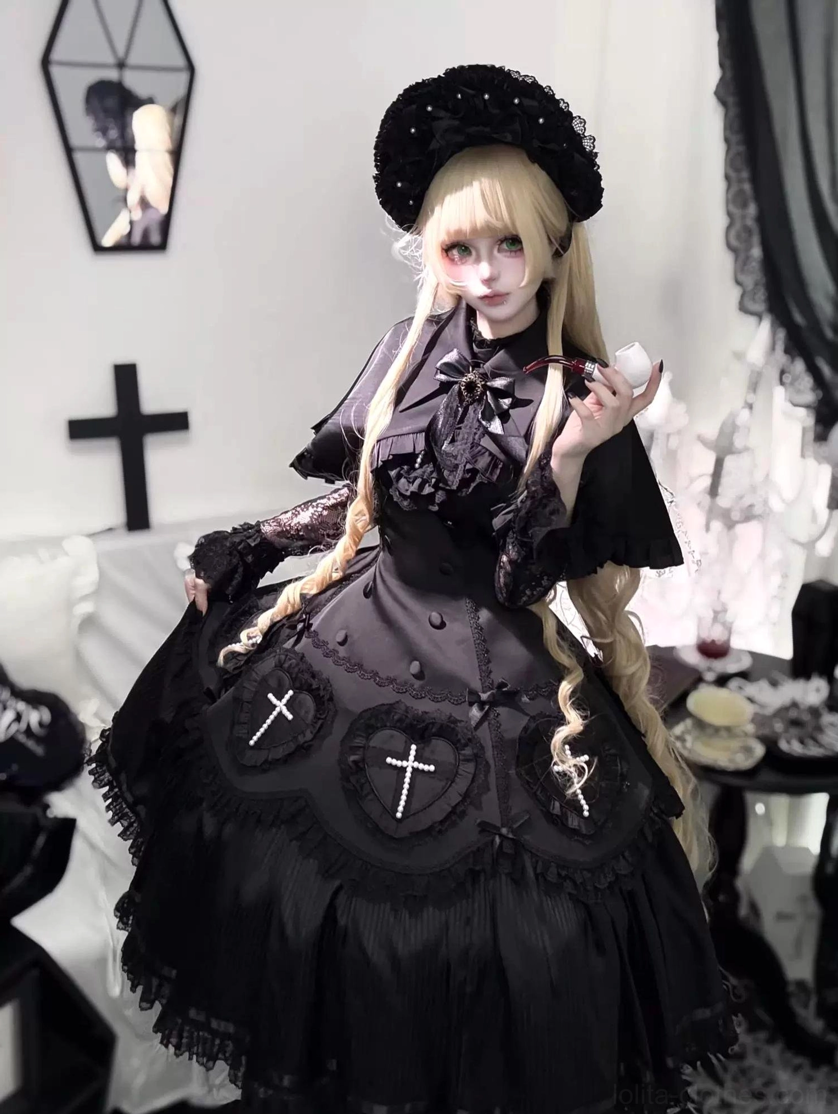 Nocthymn Cross Gothic Lolita dress detergent selection gentle pH-neutral formula delicate fabric protection washing tips