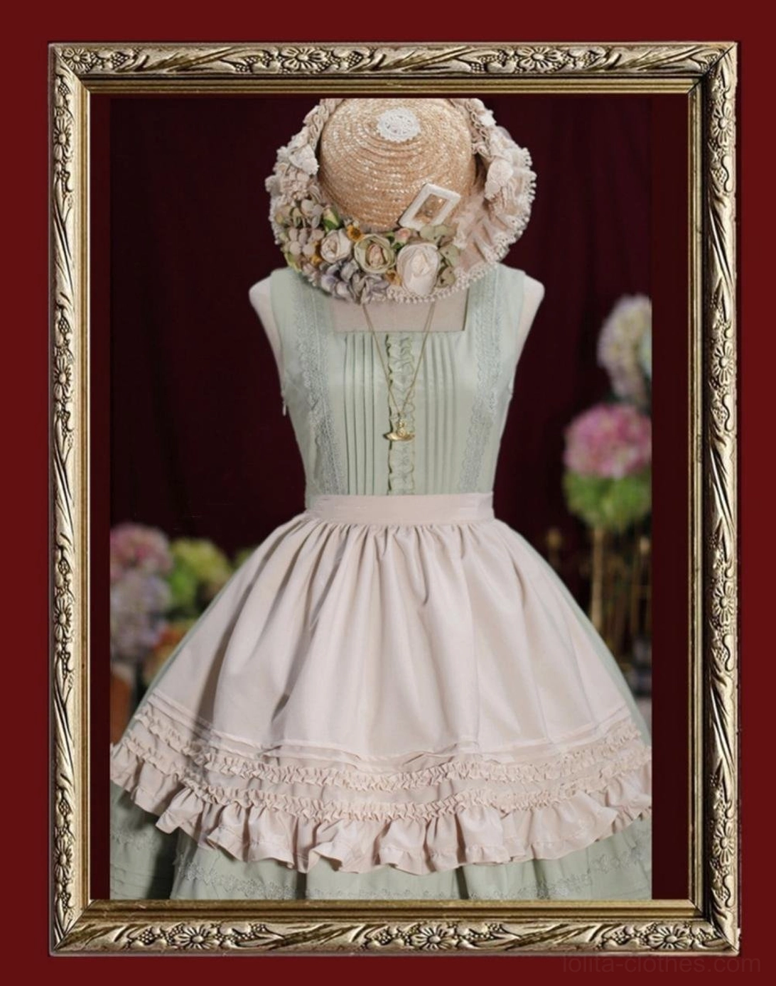 Nocturne Reminiscence classic Lolita JSK styling guide showing appropriate accessories and footwear pairing