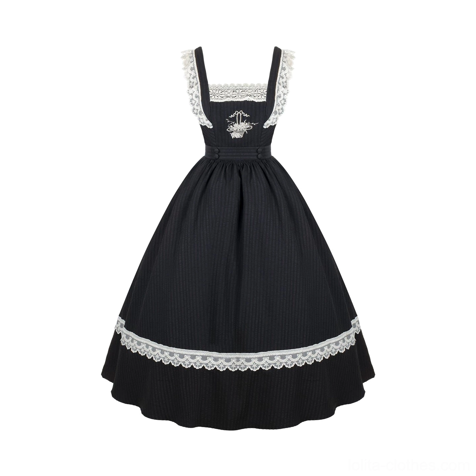 Packaging and shipping information for oak in the wind classic lolita JSK dress ensemble showing quality presentation