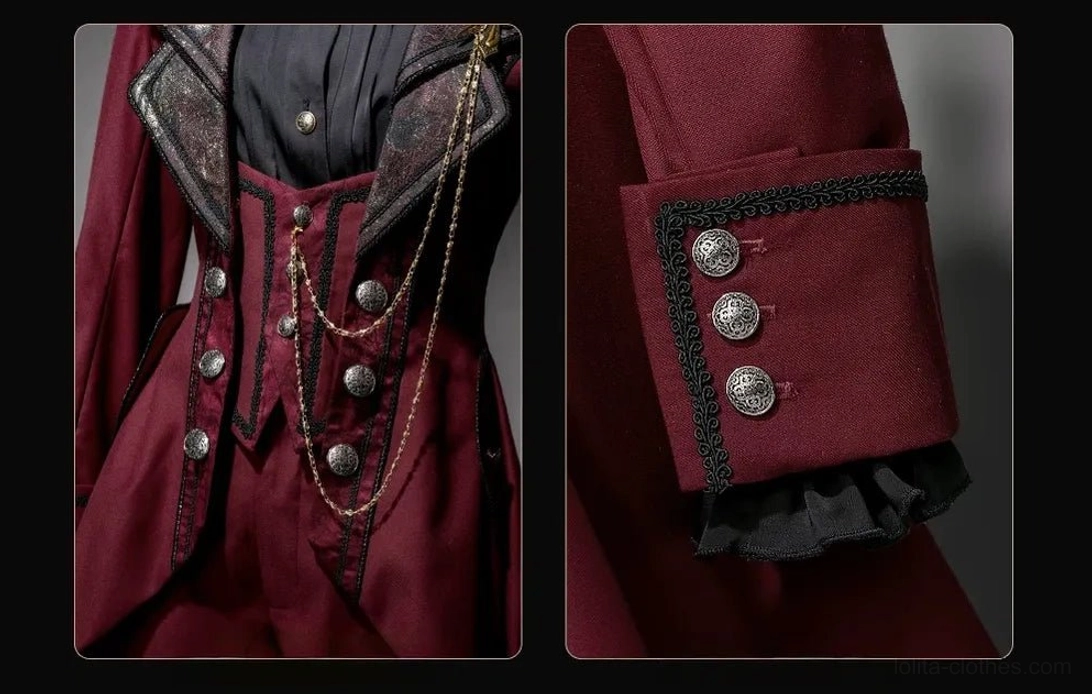 Ouji Lolita accessories coordination formal top hat vintage brooch detailed styling recommendations