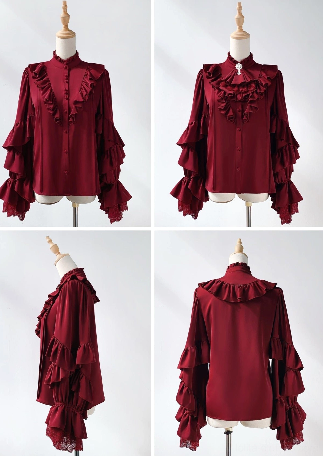 Ouji Lolita ensemble coordination styling guide multiple piece combination visual reference