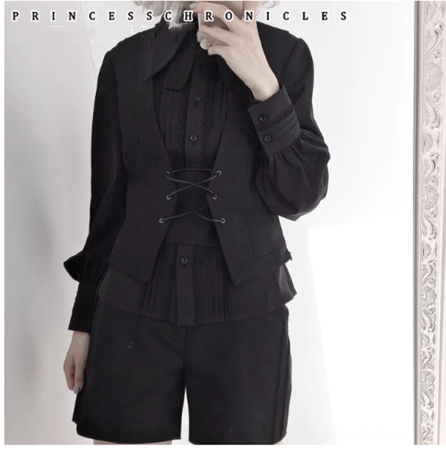 Ouji Lolita waistcoat androgynous fashion styling inspiration for gender-neutral alternative fashion enthusiasts