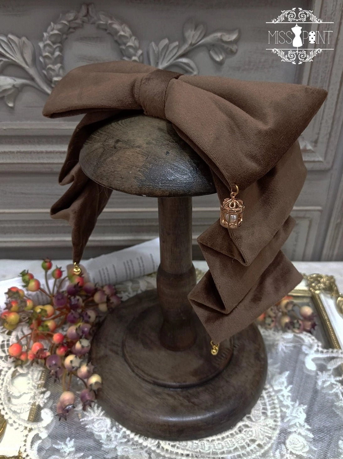 Pastoral romance lolita aesthetic accessories nature inspired botanical motifs collection