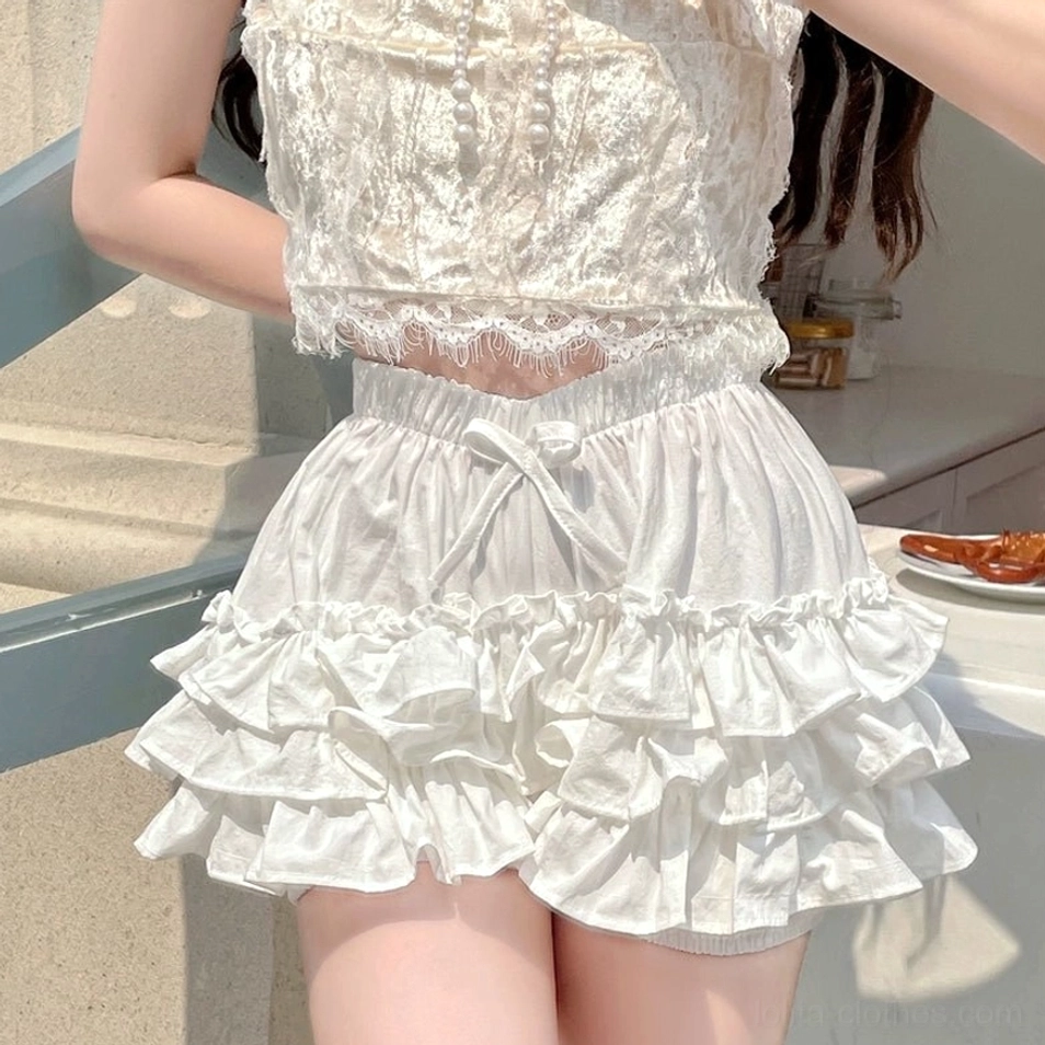Pink ruffle anti-exposure bloomers care maintenance washing instructions preserve lolita garment longevity hand wash delicate cycle