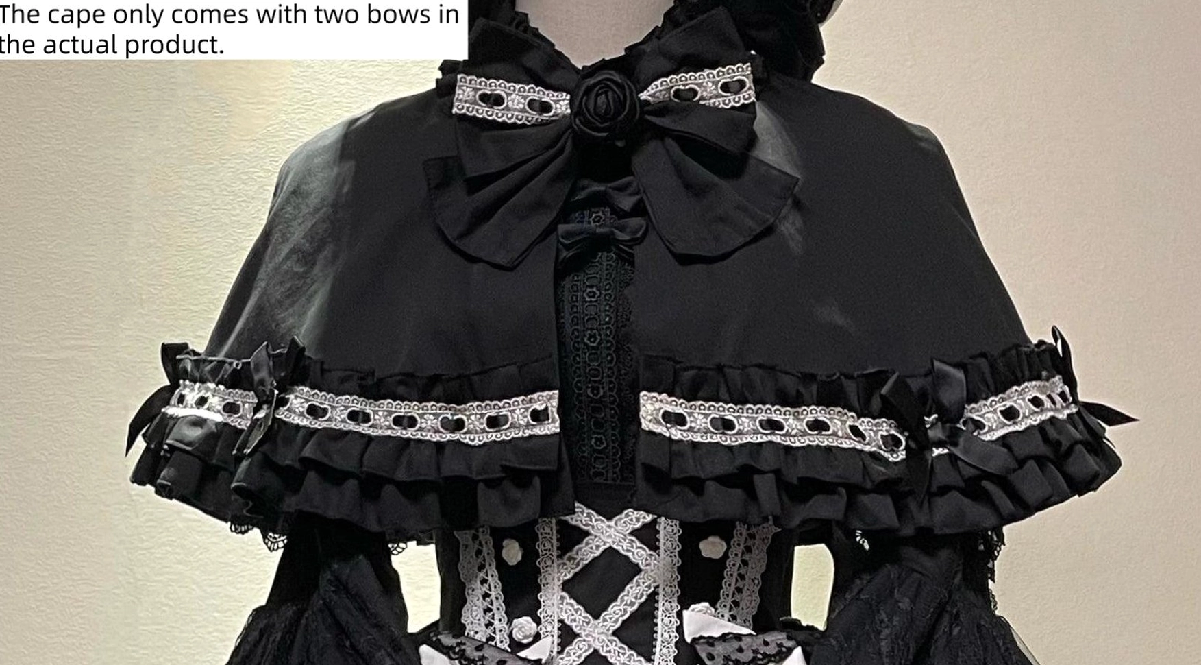 Pink white jacquard princess sleeves lolita cape bonnet matching set accessory addon