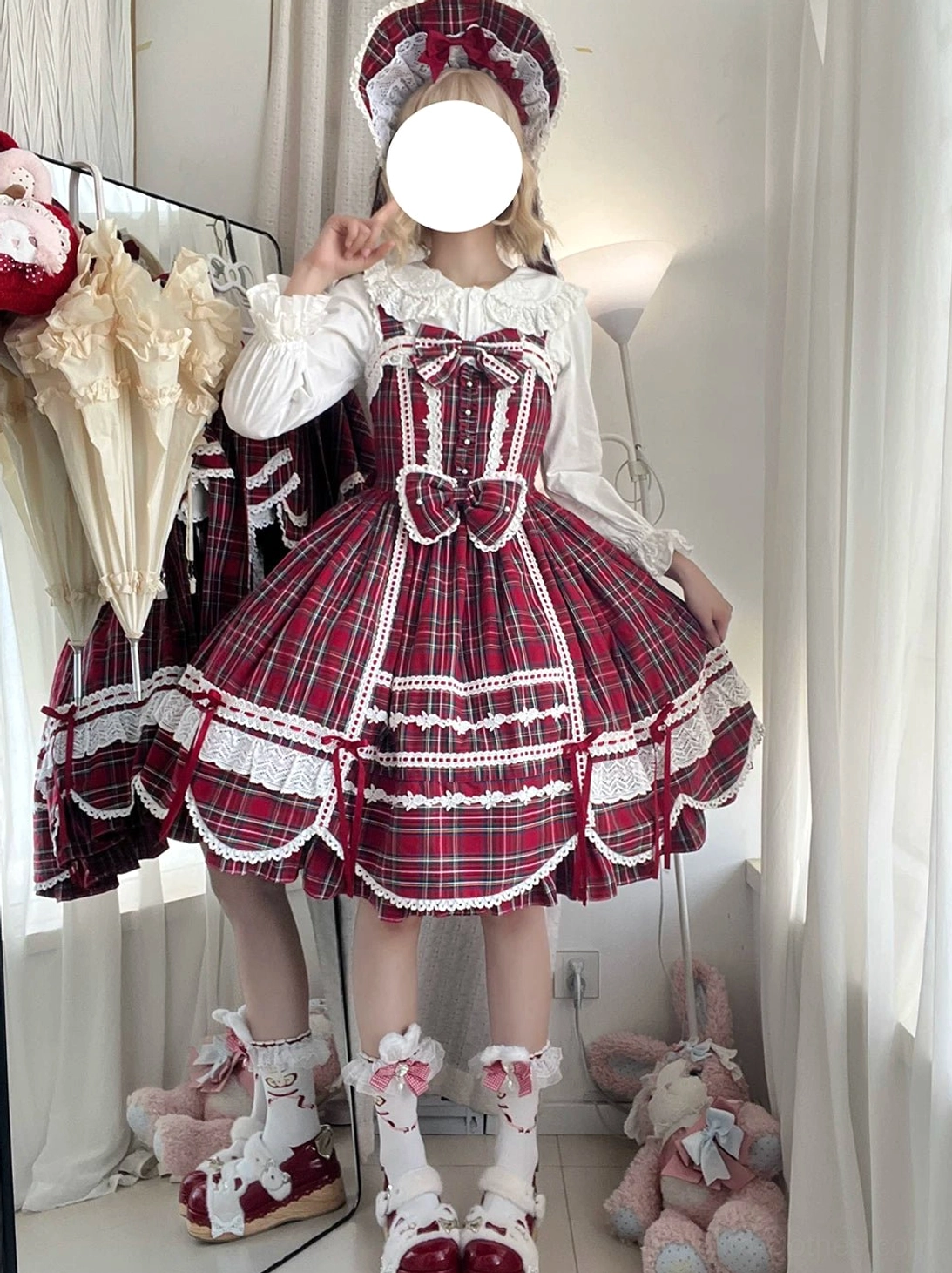 Old school lolita JSK dress care instruction visual guide fabric maintenance washing hand-wash recommendation durability