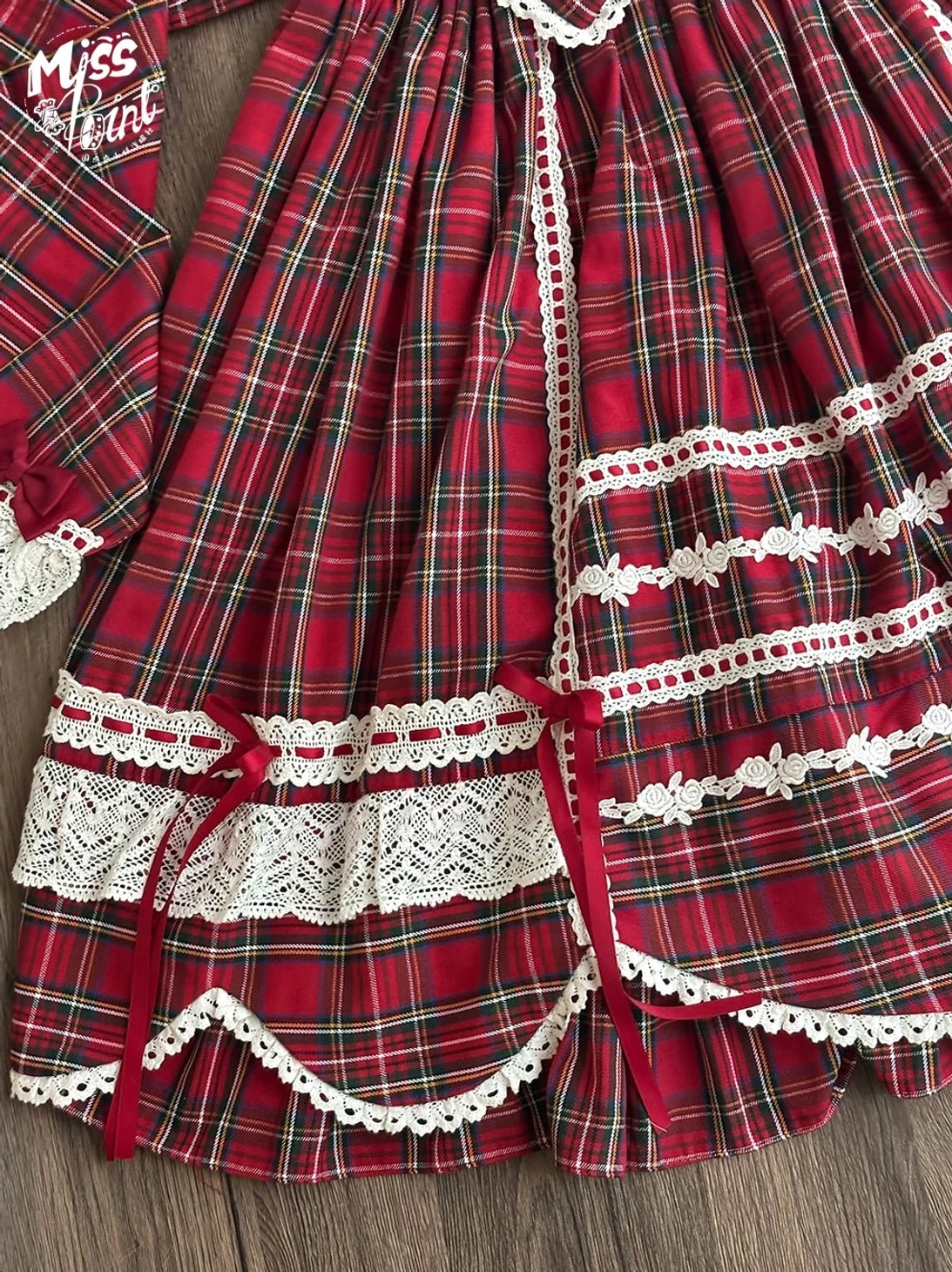 Old school lolita JSK dress size chart measurement guide XS to 2XL fitting reference bust waist length