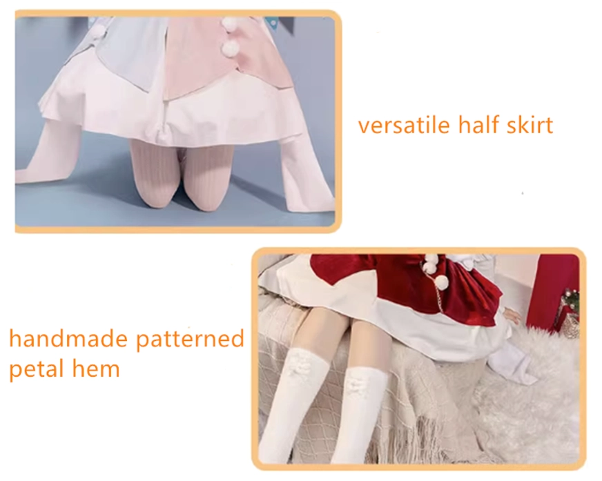 Plus size sweet lolita JSK pink-blue colorway alternative color option pastel romantic aesthetic
