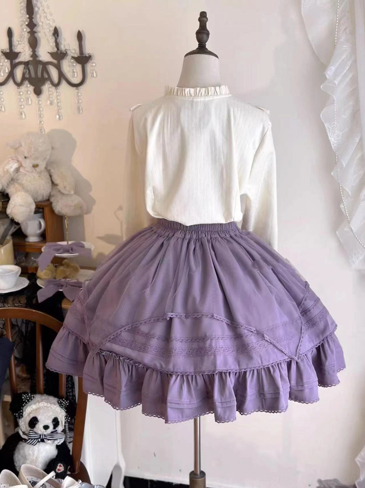 Premium daily lolita cotton velvet fleece blouse moisture-wicking breathability technology comfort features product showcase