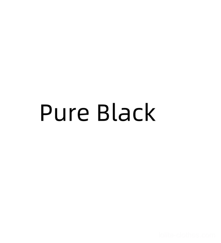 Pure black Gothic Lolita striped blouse clean product shot on mannequin showing all-black color variant with structured silhouette and design details clearly visible