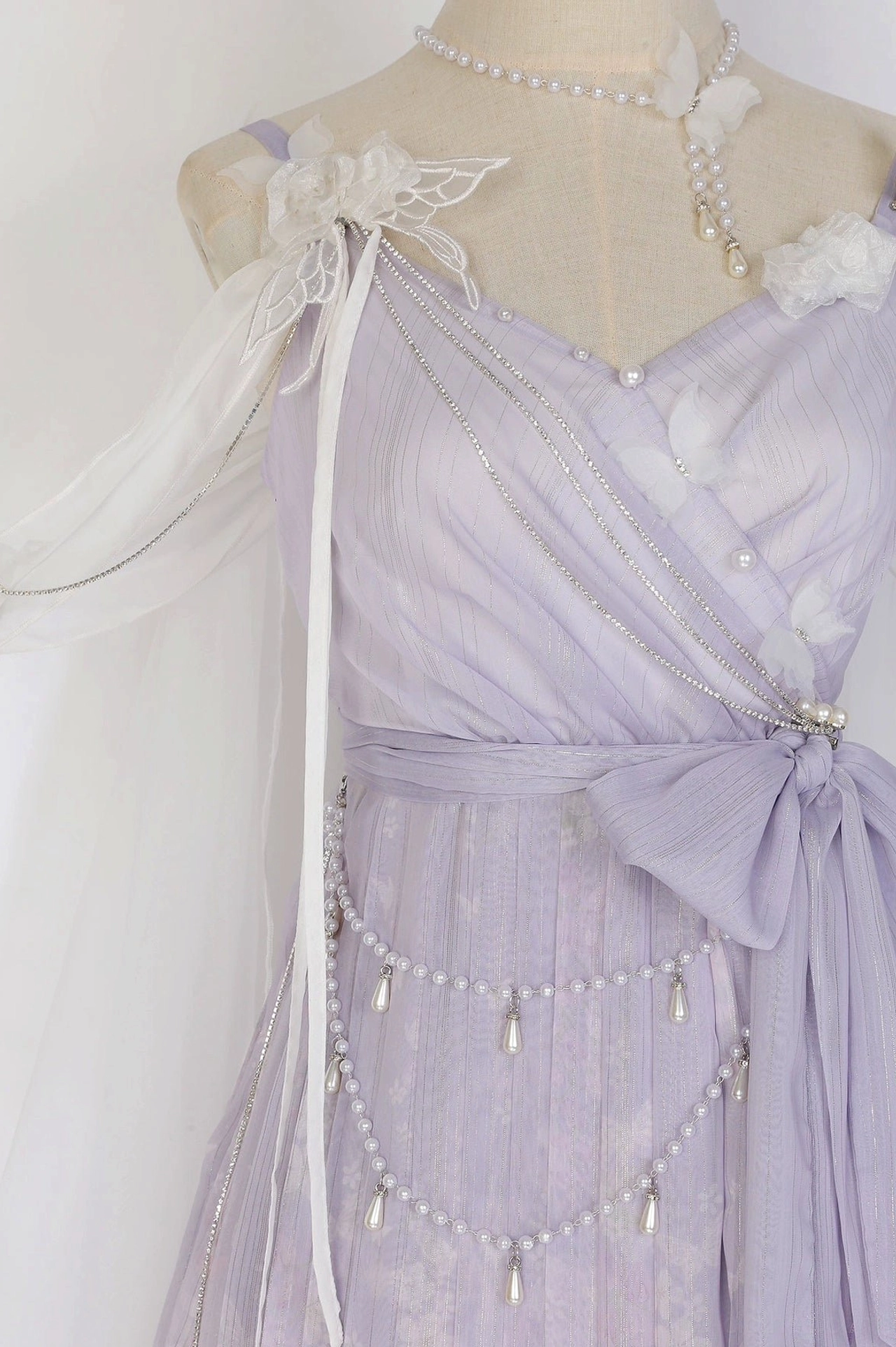 Han Lolita purple JSK dress care and maintenance guide display information