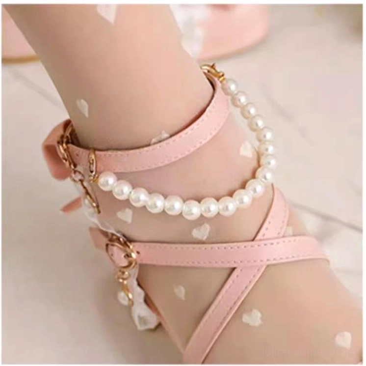 Qi Lolita heels styled with traditional Chinese mandarin collar blouse and geometric patterned skirt showing cultural fusion East Asian heritage aesthetic