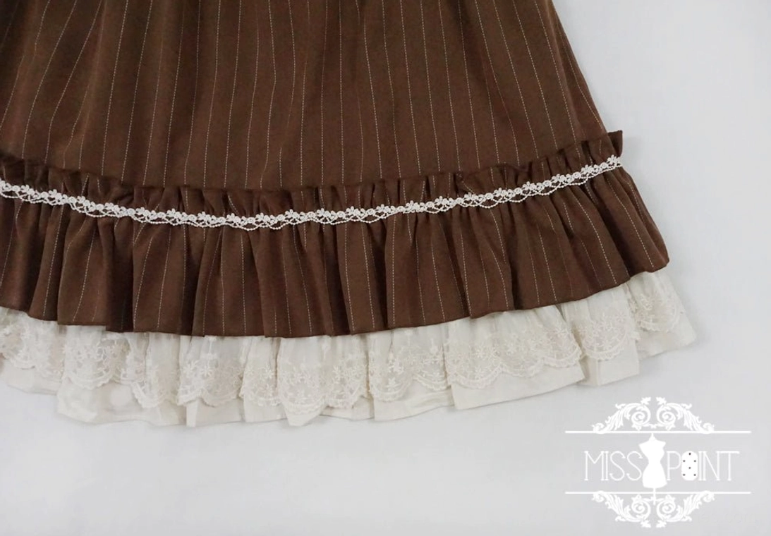 Rose Silhouette Lolita OP dress puff sleeve volume and draping showing romantic silhouette characteristic of authentic Classic Lolita design