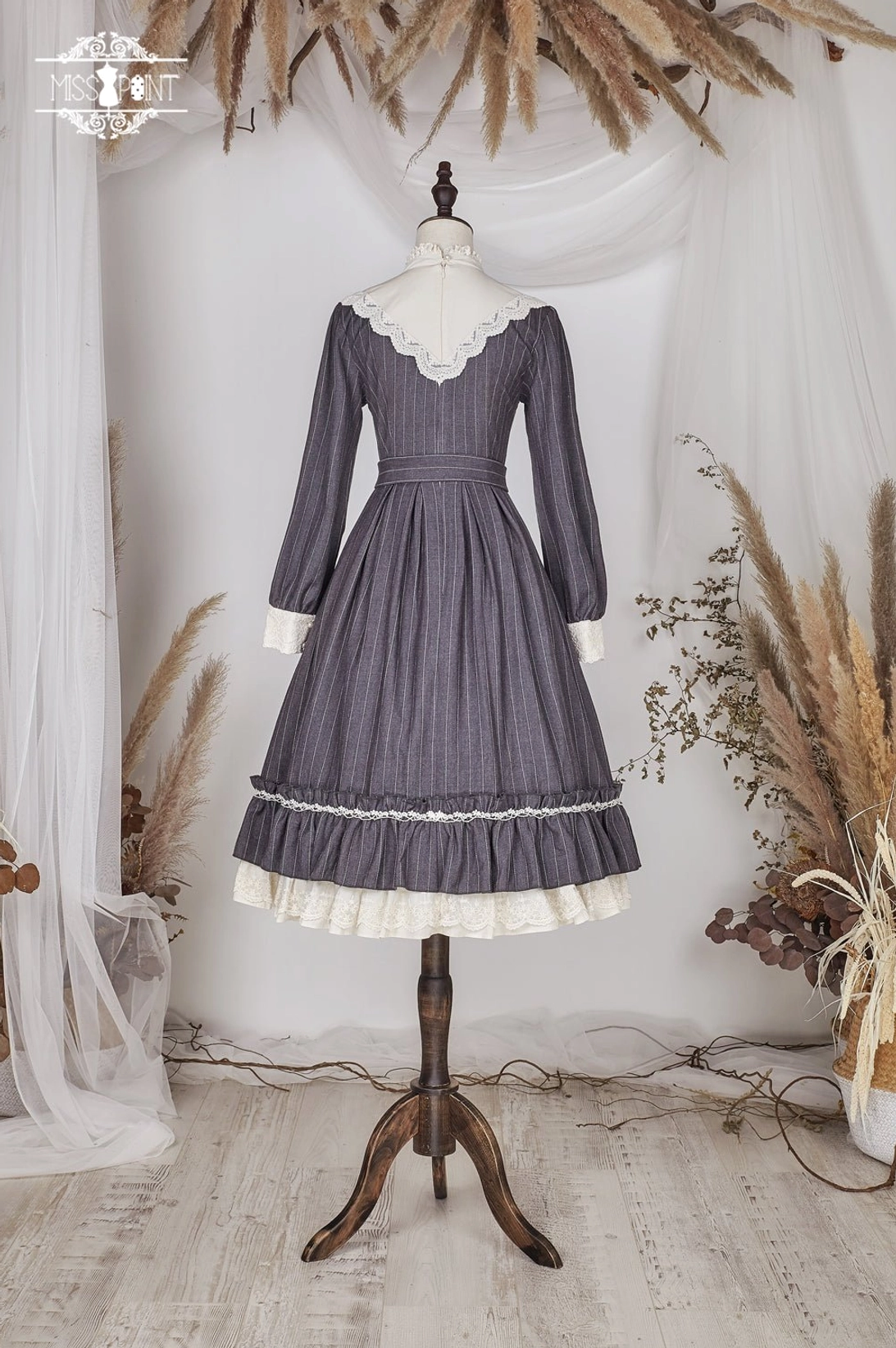 Classic Lolita one-piece dress versatile styling options showing adaptability across casual, tea party, and photoshoot contexts