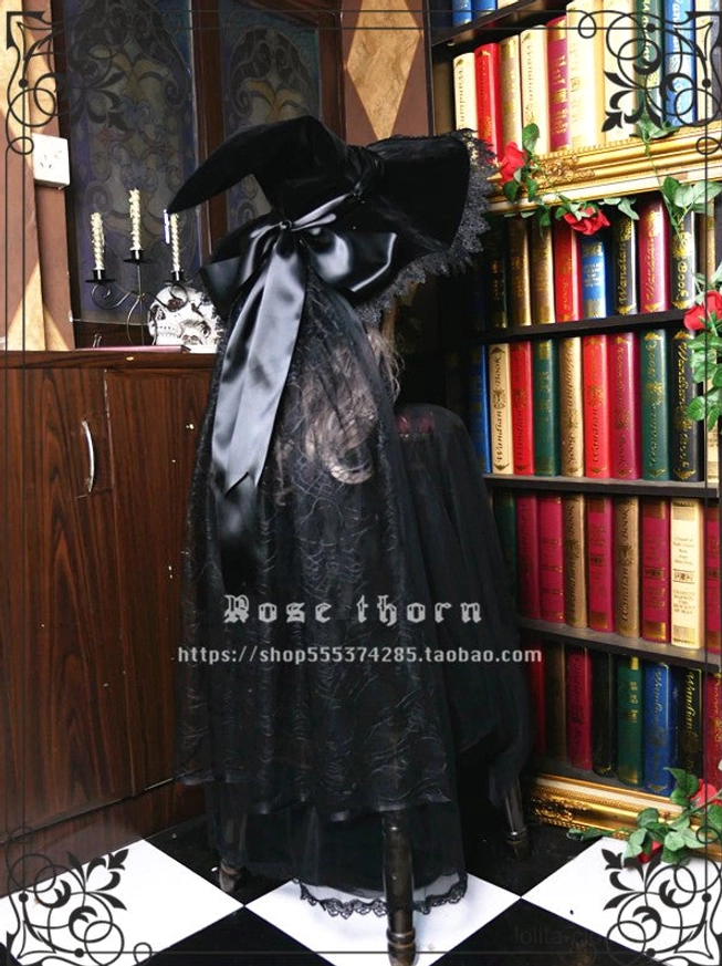 Sacred cross witch hat flexible design removable ribbon system color customization feature display