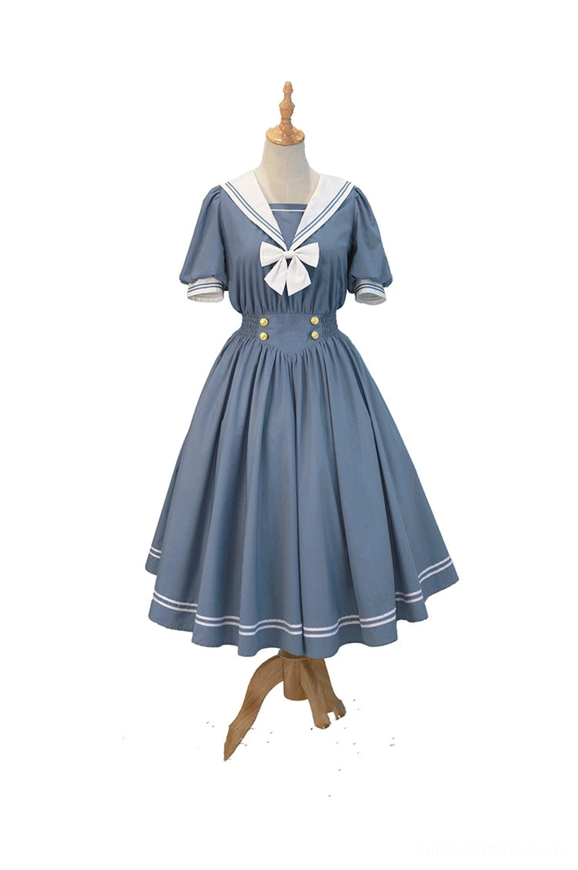 Sailor lolita OP dress community event styling inspiration lolita meet-up tea party fashion coordinate authentic subculture aesthetic celebration