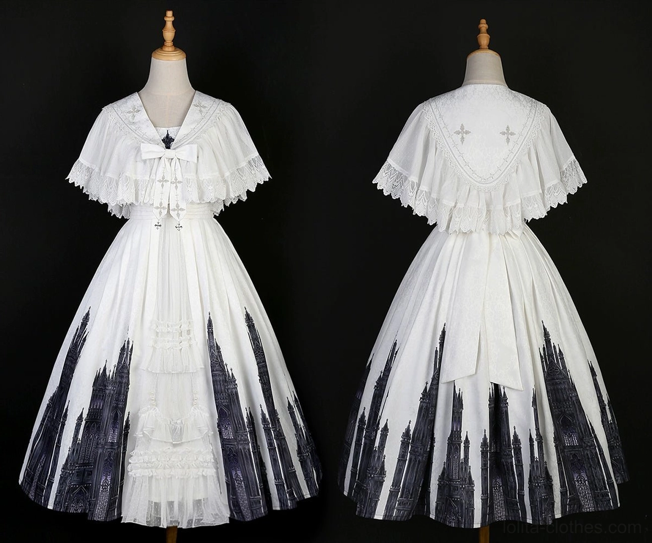Silent Church Gothic Lolita JSK dress coordinate with accessories styling ideas