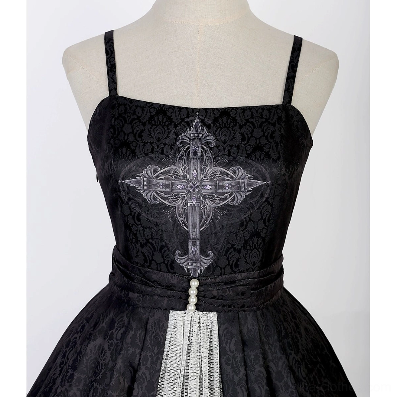 Silent Church Gothic Lolita JSK dress white solo jumper skirt piece