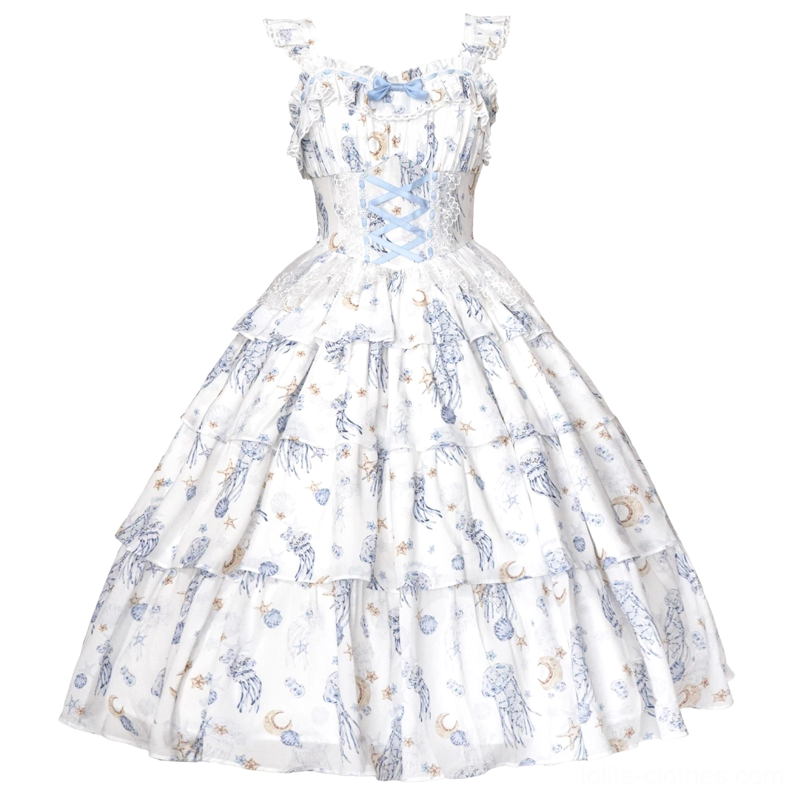 Starry jellyfish classic lolita dress storage tips hanging preservation protective storage methods