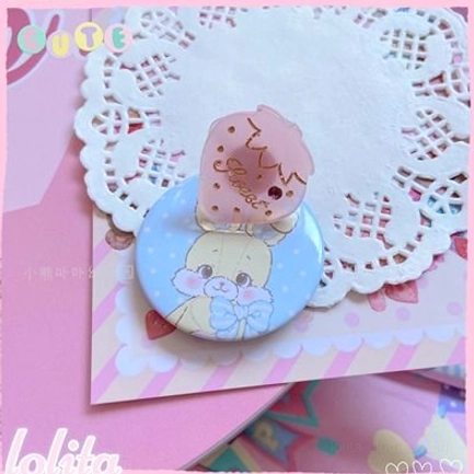 Strawberry lolita ring design featuring bright red and pink glossy resin with realistic strawberry styling