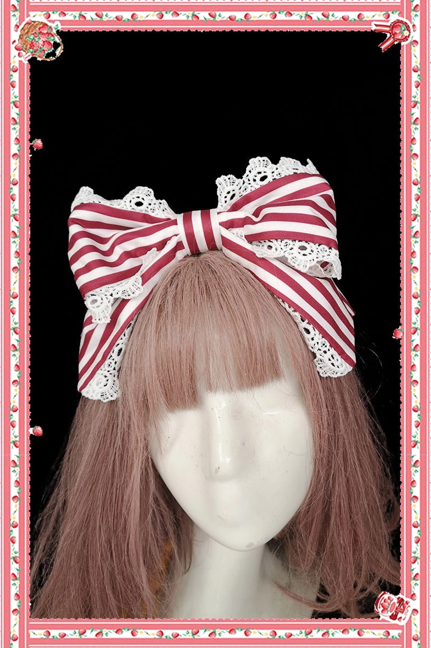 Red-white gingham KC colorway strawberry tea tiered ruffle lolita JSK dress cheerful playful variant whimsical strawberry theme complete coordinate styling