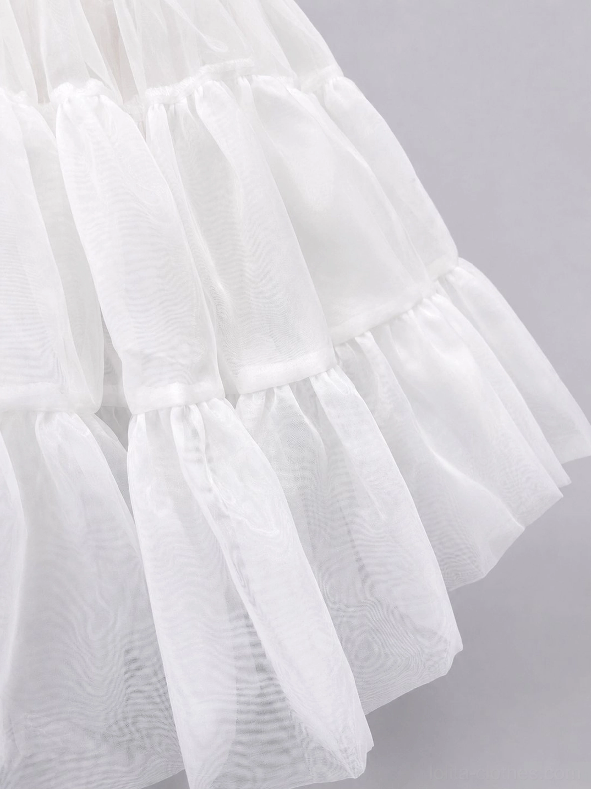 Sugar puff petticoat soft tulle texture detail showing premium feel and comfortable skin contact