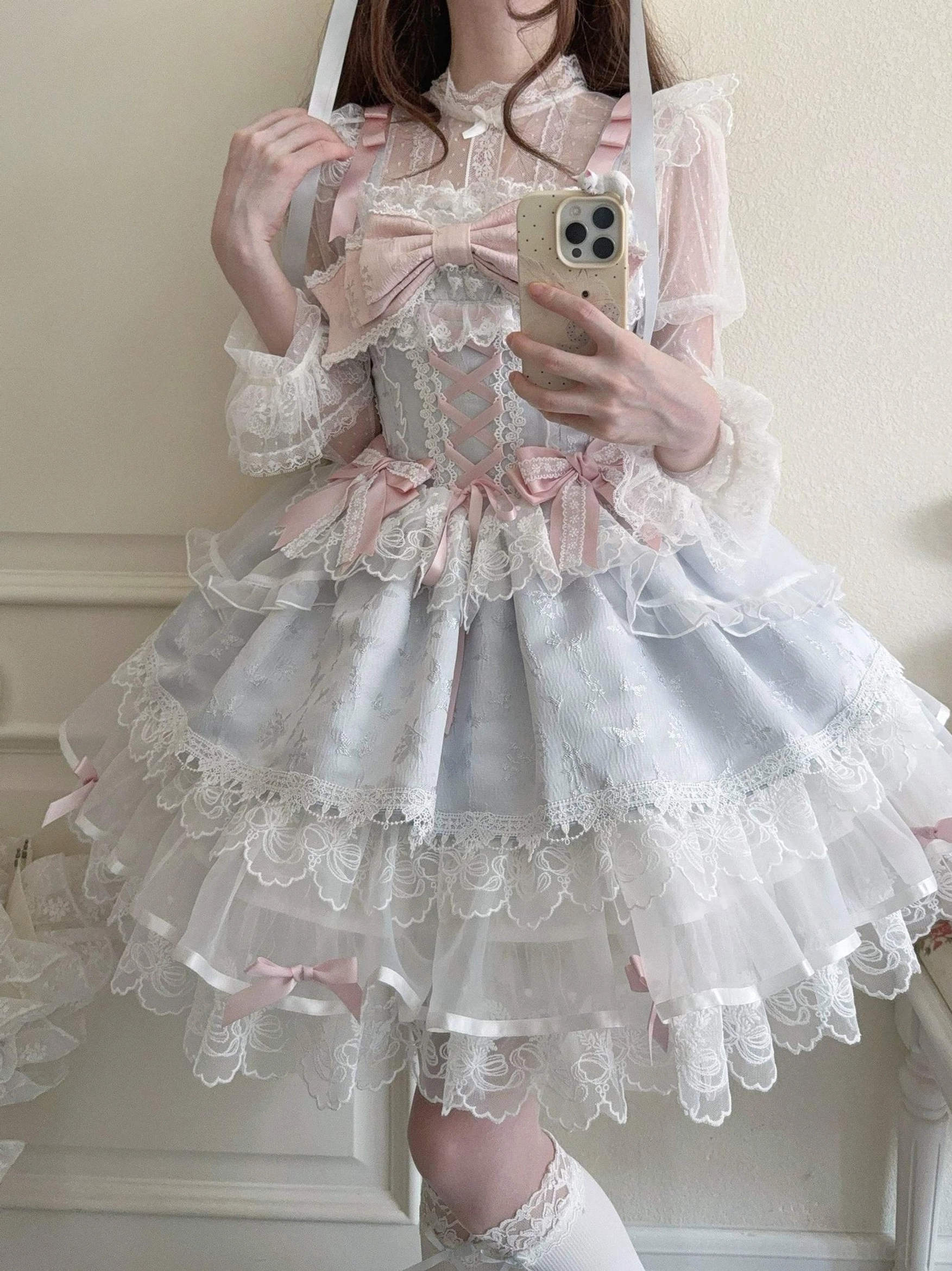 Sweet lolita ballet JSK styling tips petticoat footwear legwear coordination recommendations