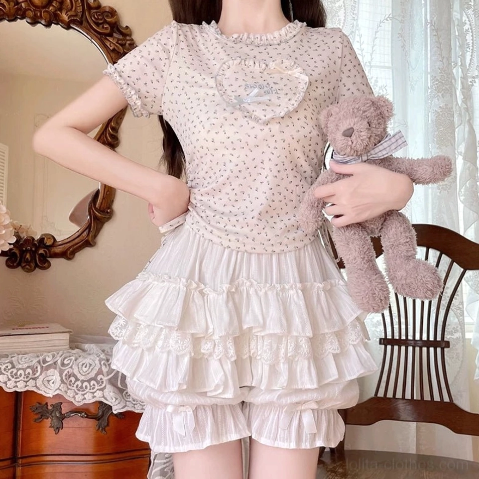 Sweet lolita cotton bloomers care maintenance washing drying storage instructions hand wash cool water air dry shade hang padded hanger longevity guide
