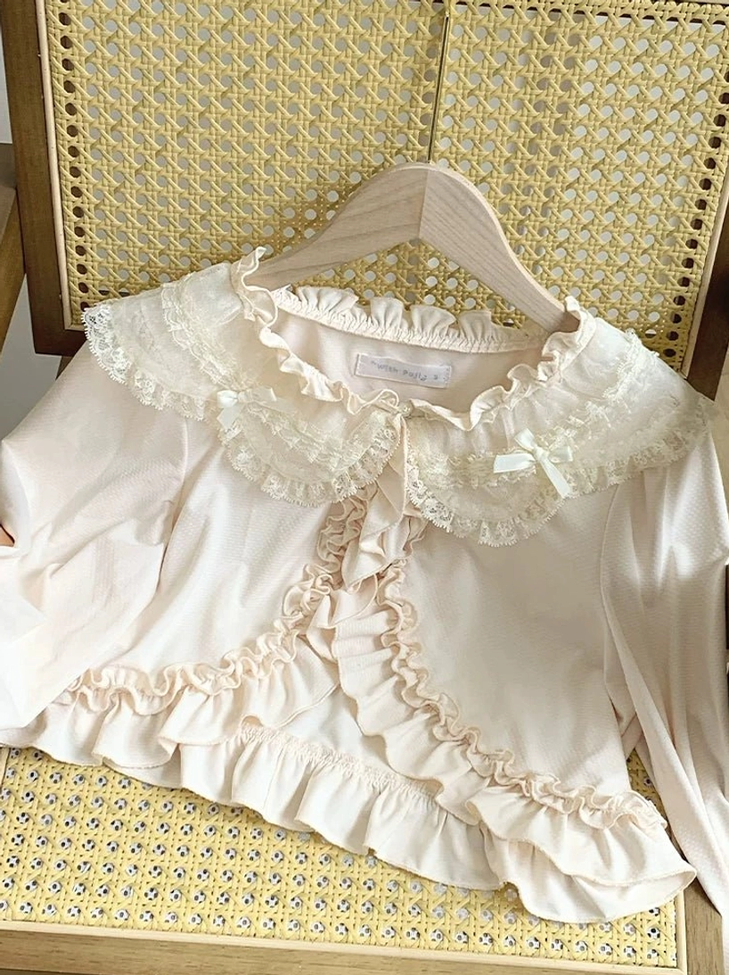 Sweet lolita bolero care instructions hand washing air dry maintenance delicate lace ruffles preservation tips garment care product details